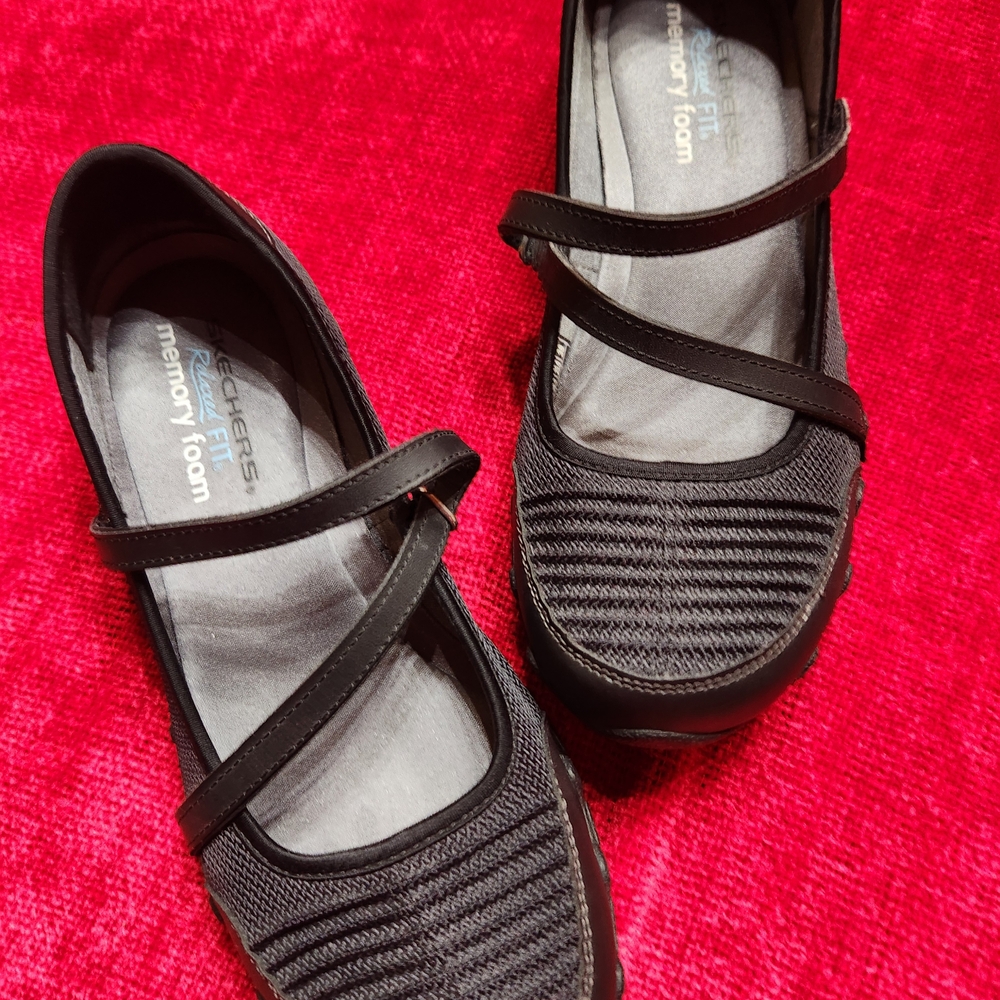 Skechers Women's Black Mary Jane Shoes